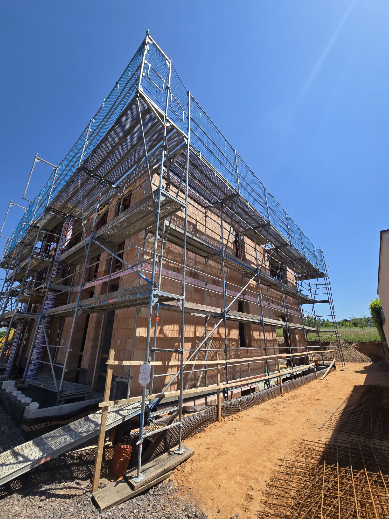 Gerüstbau-Projekt von Wunderlich Gerüstbau im Saarland